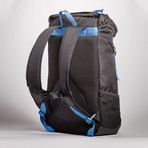 Landlock Backpack II // Black + Blue + Float
