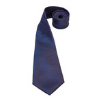 Portier Handmade Silk Tie // Iridescent Blue