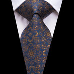 Verino Handmade Tie // Navy + Gold