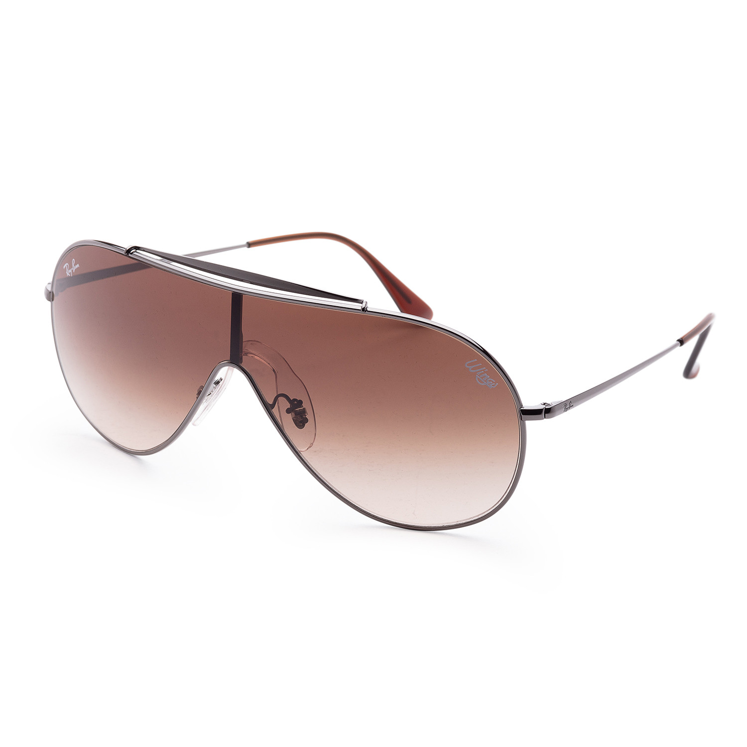 Men's RB3597-004-1333 Sunglasses // Gunmetal + Brown - Ray-Ban® - Touch ...
