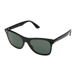 Unisex Blaze Sunglasses // Black + Green