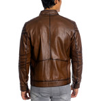 Kampton Leather Jacket // Antique (3XL)