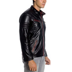 Manheim Leather Jacket // Black (4XL)
