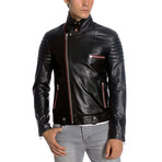 Phelps Leather Jacket // Black (M)