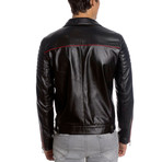 Phelps Leather Jacket // Black (4XL)