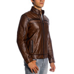Indi Leather Jacket // Antique (M)