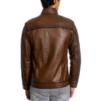 Indi Leather Jacket // Antique (XS)