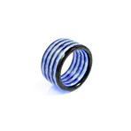 Aurora Carbon Fiber Ring // Purple (9.5)