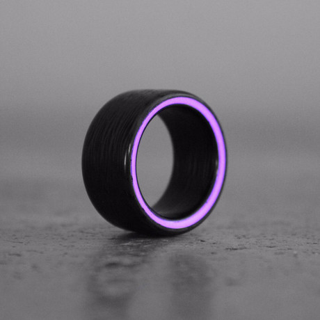 Side Cut Lume Core + Premium Carbon Ring // Purple (7)