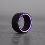 Side Cut Lume Core + Premium Carbon Ring // Purple (8.5)