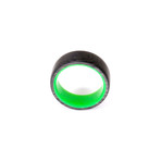 Blackwood Lume Band Ring // Green (7)
