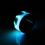 Lightning Lume Ring // Blue (10.5)