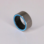Trinity Lume Core Ring // Blue (10.5)