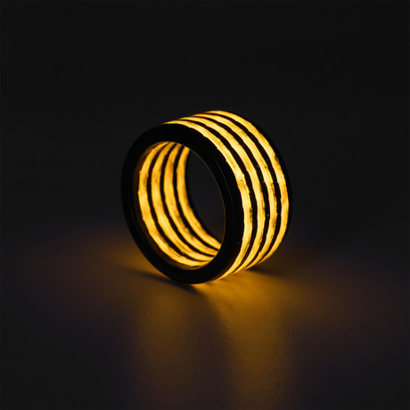Aurora Carbon Fiber Ring // Red (7)