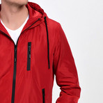 Hooded Jacket // Red (S)
