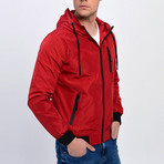Hooded Jacket // Red (L)