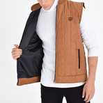 Quilted Textured Vest // Tab (S)