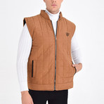 Quilted Textured Vest // Tab (M)