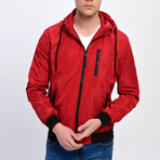 Hooded Jacket // Red (XL)