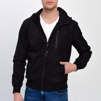 Hooded Jacket // Black (L)