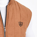 Quilted Textured Vest // Tab (L)