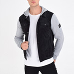 Shirt Vest Jacket // Black (XL)