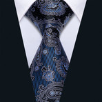 Rhyme Handmade Silk Tie // Navy
