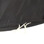 Half-Zip Pullover Hoodie // Black (XL)