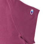 Little C T-Shirt // Cranberry Mauve (XS)