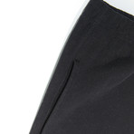 Reverse Weave Elastic Cuff Pants // Black (M)