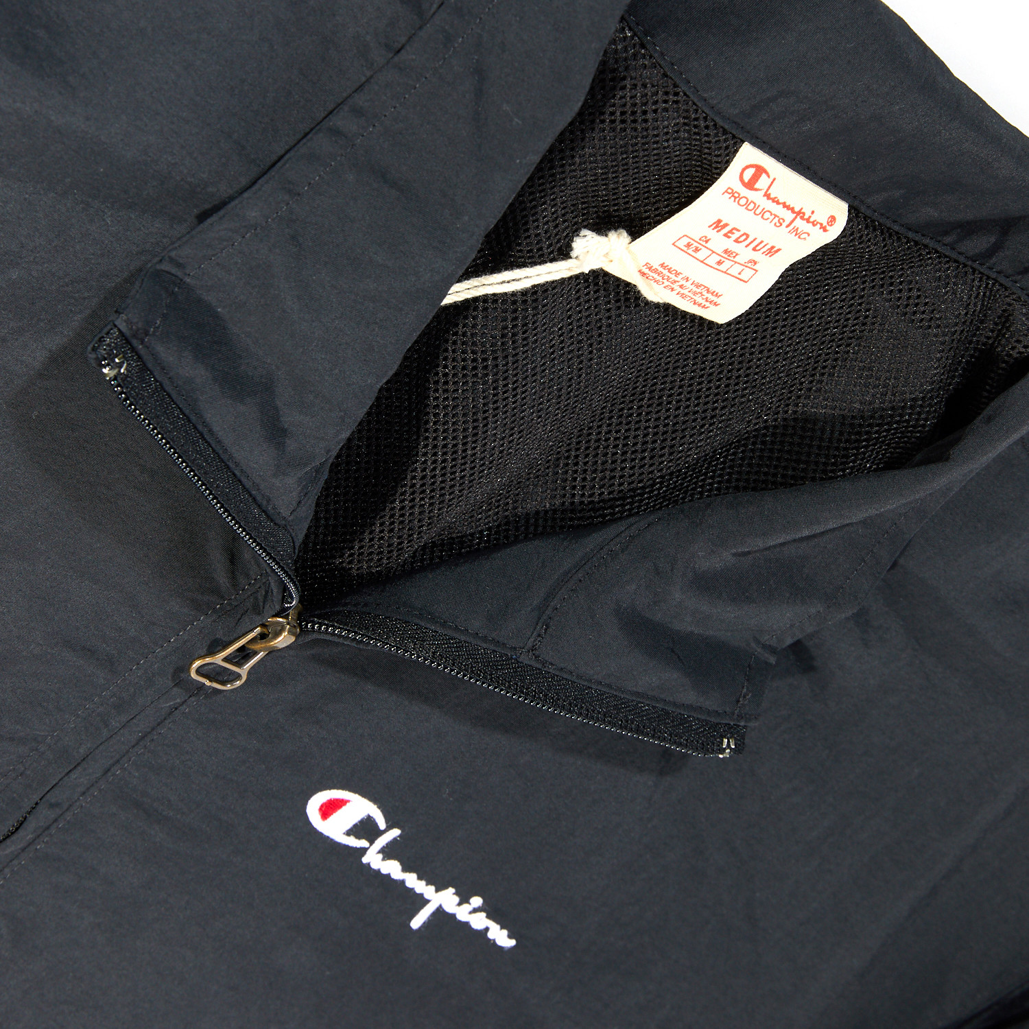 Nylon 1/4 Zip Pullover // Black (XL) - Clearance: Apparel - Touch of Modern