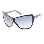 Women's FT0363-86U Ekatrina Sunglasses // Blue + Blue Gradient