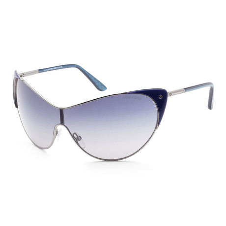 Women's FT0364-89W Vanda Sunglasses // Blue + Blue Gradient