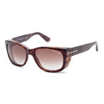 Men's FT0441-52K-56 Carson Sunglasses // Dark Havana + Gray Gradient