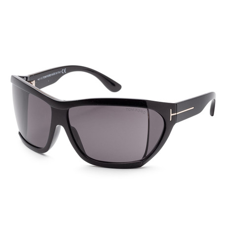 Women's FT0402-01A-62 Sedgewick Sunglasses // Shiny Black + Gray