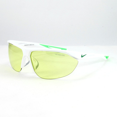 Men's EV0948-103 Sport Sunglasses // Matte White + Spring Leaf