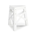 Eiffel Stool // Aluminum (White)