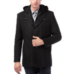 Shasta Overcoat // Black (Medium)