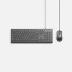 Azio Antimicrobial Series // USB Keyboard + Mouse Combo // Waterproof IP67