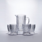 Fire + Ice Tumblers + Pitcher // 5 Piece Set