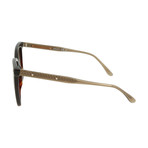 Women's Square Sunglasses // Brown + Bronze