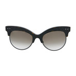 Women's Cat Eye Sunglasses // Dark Havana + Black