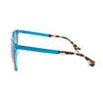 Women's 0076 Sunglasses // Brown + Turquoise