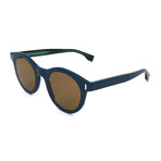 Men's M0041 Sunglasses // Blue + Brown