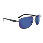 Unisex Balos Polarized Sunglasses // Shiny Gunmetal