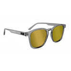 Unisex Totem Polarized Sunglasses // Shiny Crystal Gray