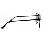 Unisex Flatscreen Polarized Sunglasses // Satin Black