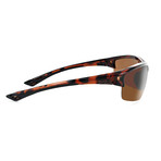 Unisex Mauzer Polarized Sunglasses // Shiny Dark Demi