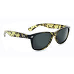 Unisex Revtown Polarized Sunglasses // Matte Dark Demi