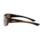 Unisex Avalanche Polarized Sunglasses // Shiny Driftwood